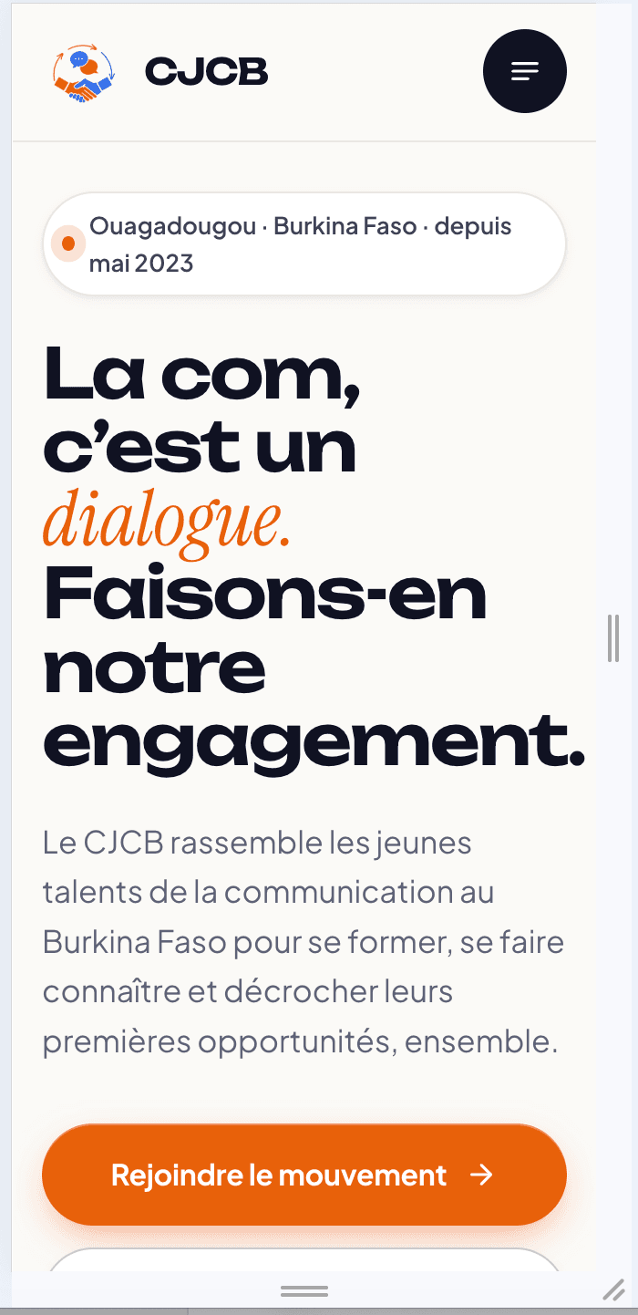 CJC BURKINA sur téléphone